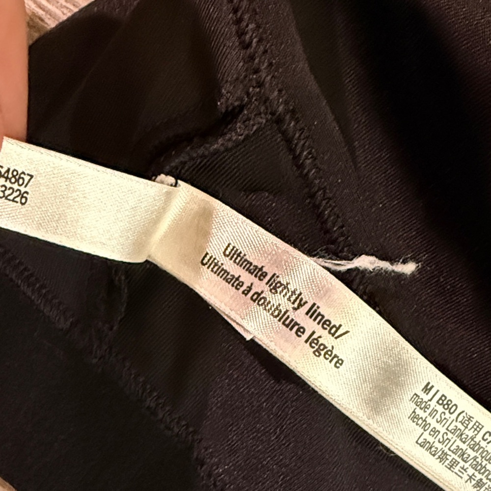 PINK Victoria's Secret Black Mesh Sports Bra - Picture 4 of 6